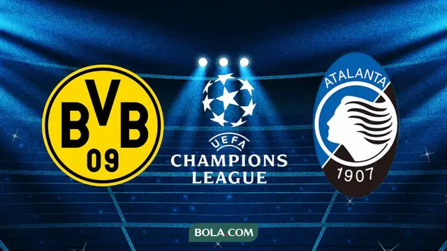 Playoff Knockout Liga Champions - Borussia Dortmund Vs Atalanta