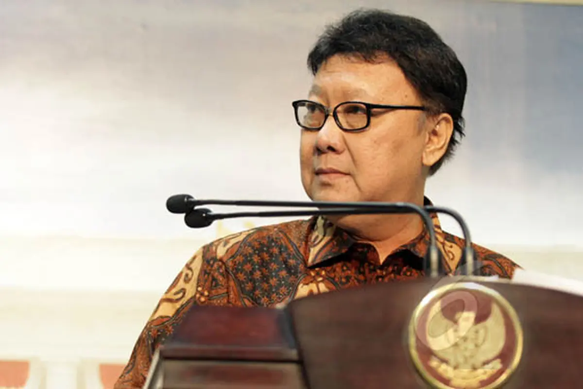 Mendagri Tjahjo Kumolo Beri Pernyataan di Istana Merdeka