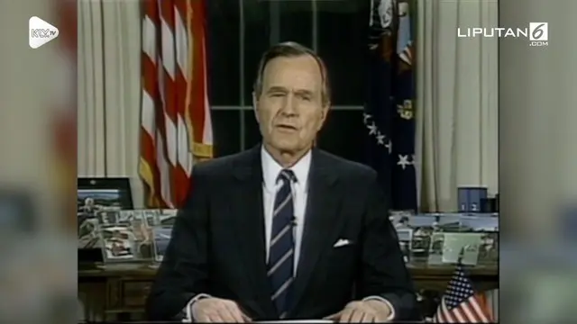 Mantan Presiden AS George HW Bush meninggal.