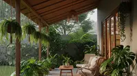 8 Inspirasi Teras yang Tetap Nyaman Saat Musim Hujan, Desain Fungsional dan Estetis