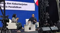 Bakal Calon Presiden Koalisi Perubahan Anies Baswedan menceritakan kisah inspiratif tentang sosok mantan menteri KKP Susi Pudjiastuti (Ahda Bayhaqi/Merdeka.com)
&nbsp;