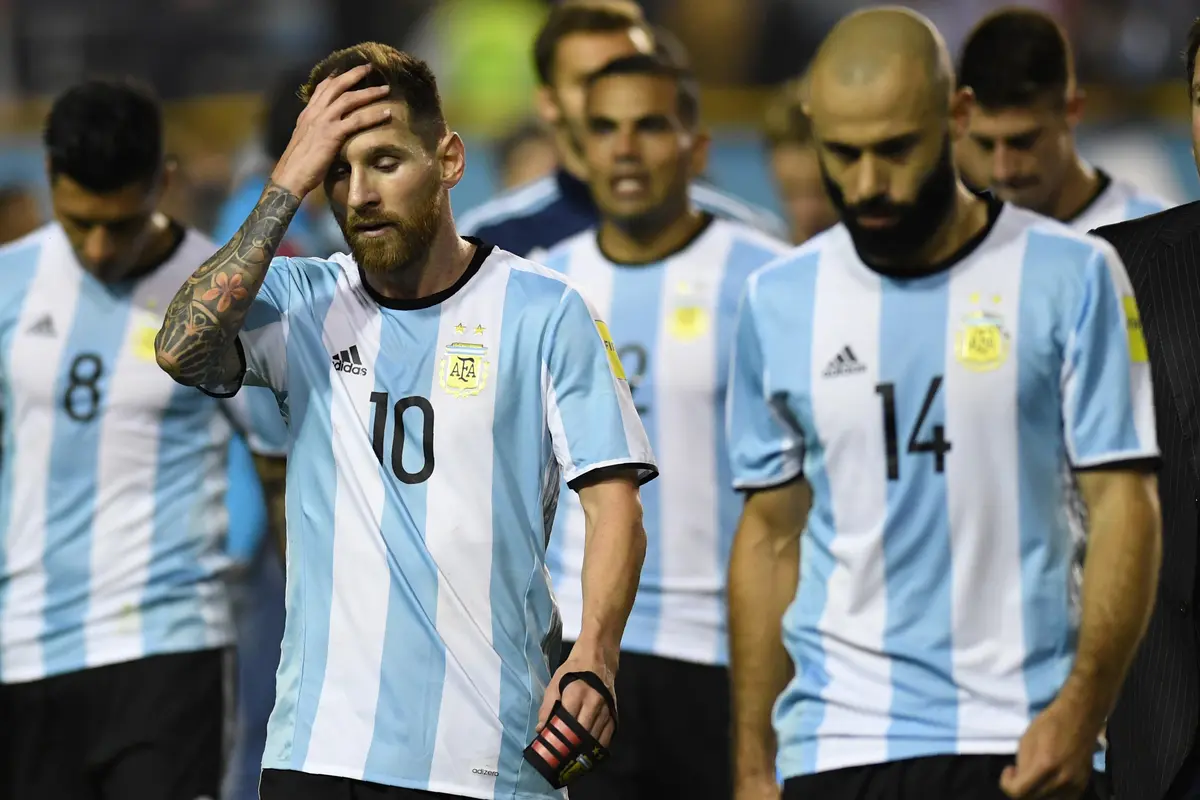 Wajah Kecewa Messi Usai Gagal Beri Kemenangan untuk Argentina