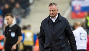 Pelatih Irlandia Utara, Michael O'Neill. (Branislav Racko / AFP)