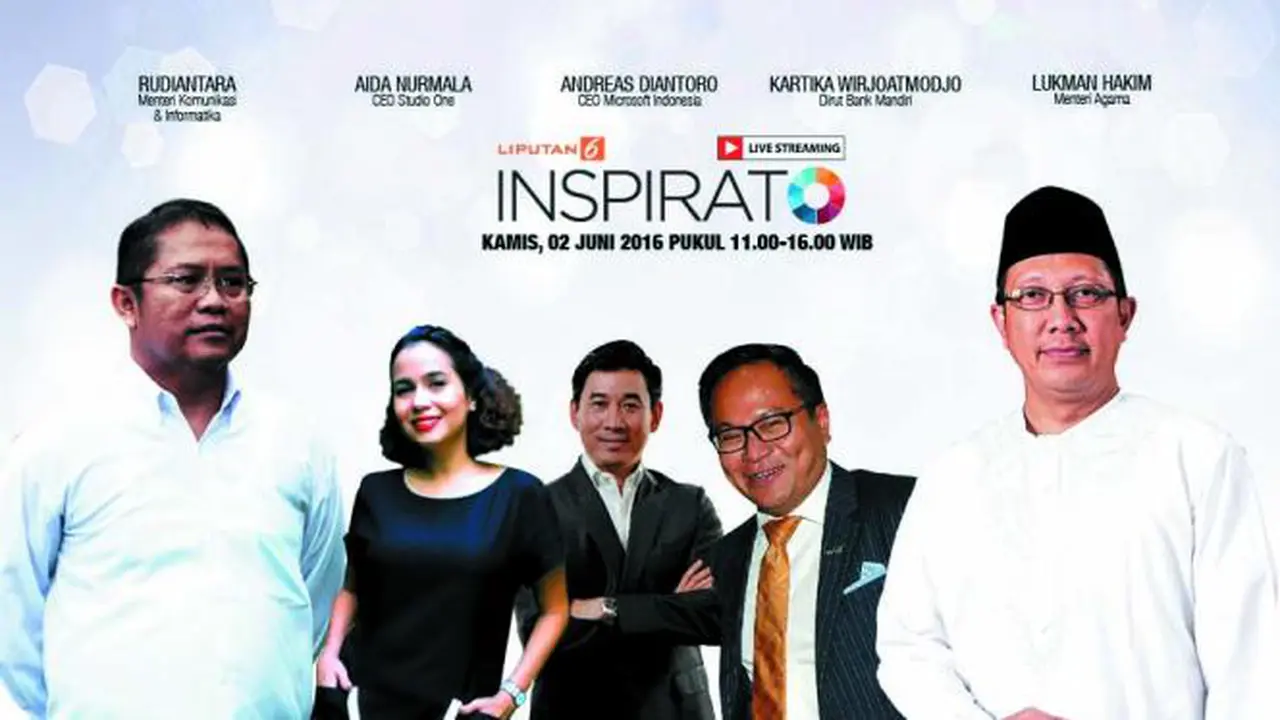 Ikuti INSPIRATO Liputan6.com Bersama 5 Tokoh Inspiratif