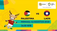 Jadwal Sepak Bola Asian Games 2018, Palestina vs Laos. (Bola.com/Dody Iryawan)