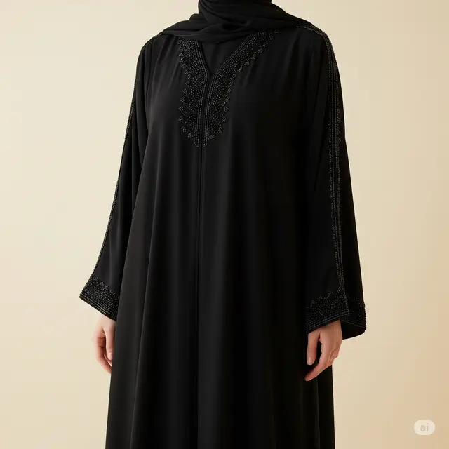 Inspirasi Model Baju Abaya Arab Terbaru Hitam Manik untuk Tampilan Elegan di 2025