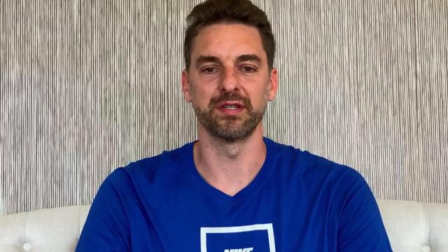 Berita video pebasket Spanyol, Pau Gasol, memberi ucapan terima kasih untuk para petugas media, yang menjadi pejuang di garis depan saat pandemi virus Corona saat ini.