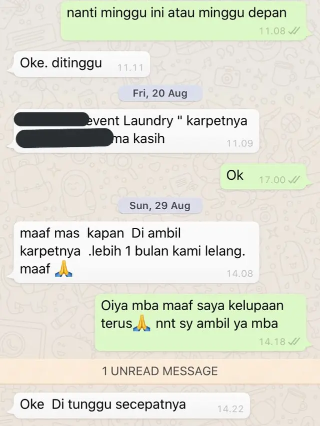 5 Chat Kocak Pelanggan dan Pemilik Laundry Ini Bikin Ketawa
