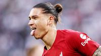 Darwin Nunez membayar tunai kritikan netizen setelah tampil jelek dalam dua laga awal pramusim Liverpool. (AFP/Ronny Hartmann)