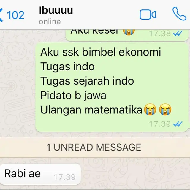 7 Chat Kocak Anak dengan Ibu Bak Sahabat Dekat Bikin Ngakak