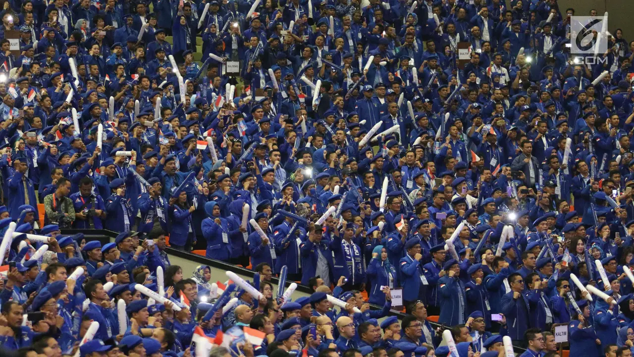 Presiden Jokowi Hadiri Rapimnas Partai Demokrat 2018