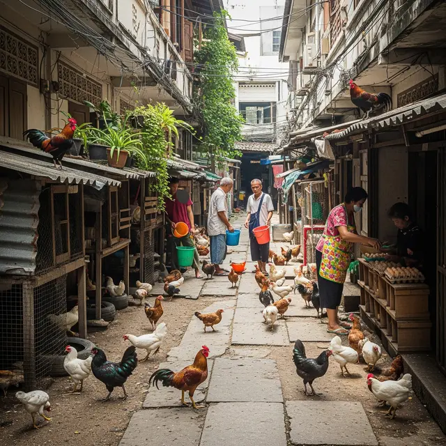 Cara Ternak Ayam Bangkok