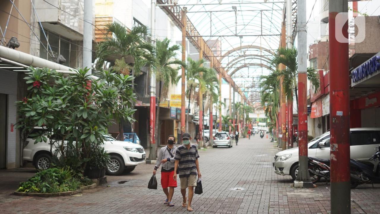 Penampakan Terkini Pasar Baru Selama Pemberlakuan PSBB