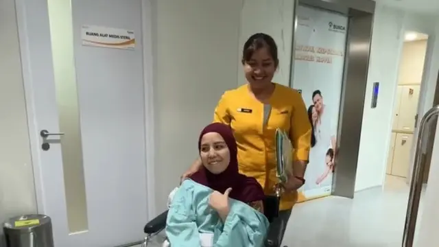 Momen Tya Ariestya Jalani Operasi Pengangkatan Polip. (instagram/tya_ariestya)