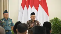 Wakil Presiden Ma'ruf Amin membuka Munas ke-10 Forum Zakat di Istana Wapres, Jakarta, Selasa (16/7/2024). (Foto: BPMI, Setwapres)