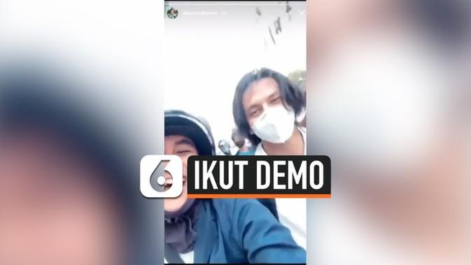 Video Jefri Nichol Ikut Aksi Demo Tolak Omnibus Law Uu Cipta Kerja Showbiz Liputan6 Com