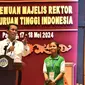 Mentan Andi Amran Sulaiman saat Pertemuan Majelis Rektor Perguruan Tinggi Indonesia di Padang, Sumatera Barat pada Sabtu, 18 Mei 2024.