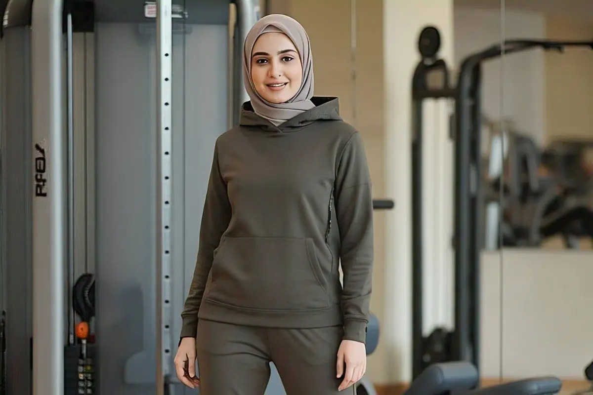 Jaket Hoodie dan Celana Kulot