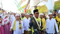 Gubernur Kalimantan Selatan (Kalsel), Sahbirin Noor Turdes Kemerdekaan ke-9 “Berlintas Bergerak Beribu Sungai Banua” hari ke-6 di Kabupaten Banjar.