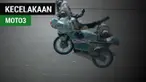 Berita video kecelakaan parah yang dialami pebalap Belgia, Livio Loi, di Kualifikasi Moto3 San Marino setelah dirinya melindas motor pebalap Argentina, Gabriel Rodrigo.