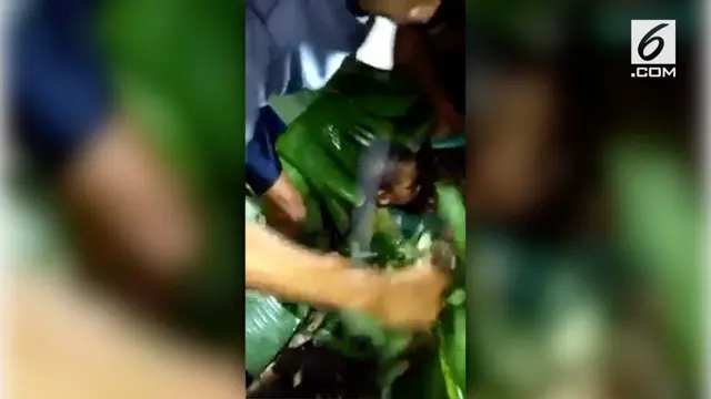 VIDEO: Bocah Korban Tsunami Teriak 'Kangen Mama' Saat Diselamatkan