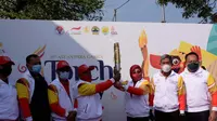 Ilustrasi torch relay ASEAN Para Games (APG) 2022. (Hery Kurniawan/Bola.com)