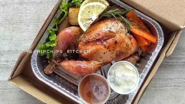 Menu roasted chicken Chipchips Kitchen