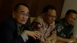 Menurut Ruhut, barisan orang yang sakit hati itu ialah orang yang tidak ditunjuk menjadi menteri dalam kabinet mendatang, Jakarta, Kamis (23/10/2014) (Liputan6.com/Johan Tallo)