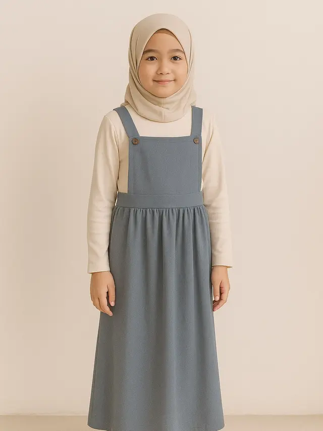 Pilihan Baju Perempuan Umur 10-12 Tahun ala Korea Muslim