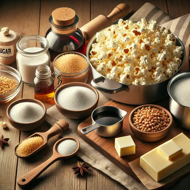 Bahan-Bahan Membuat Popcorn Caramel Ala Bioskop