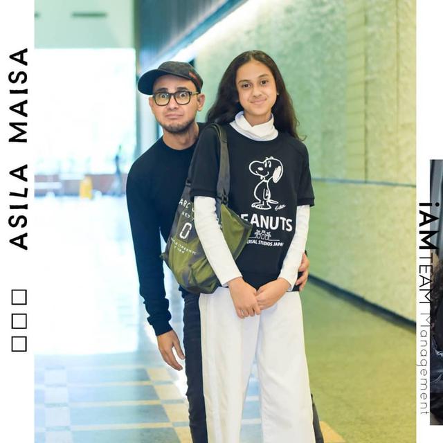 6 Potret Kebersamaan Ramzi dan Sang Putri Asila Maisa, Bak Sahabat