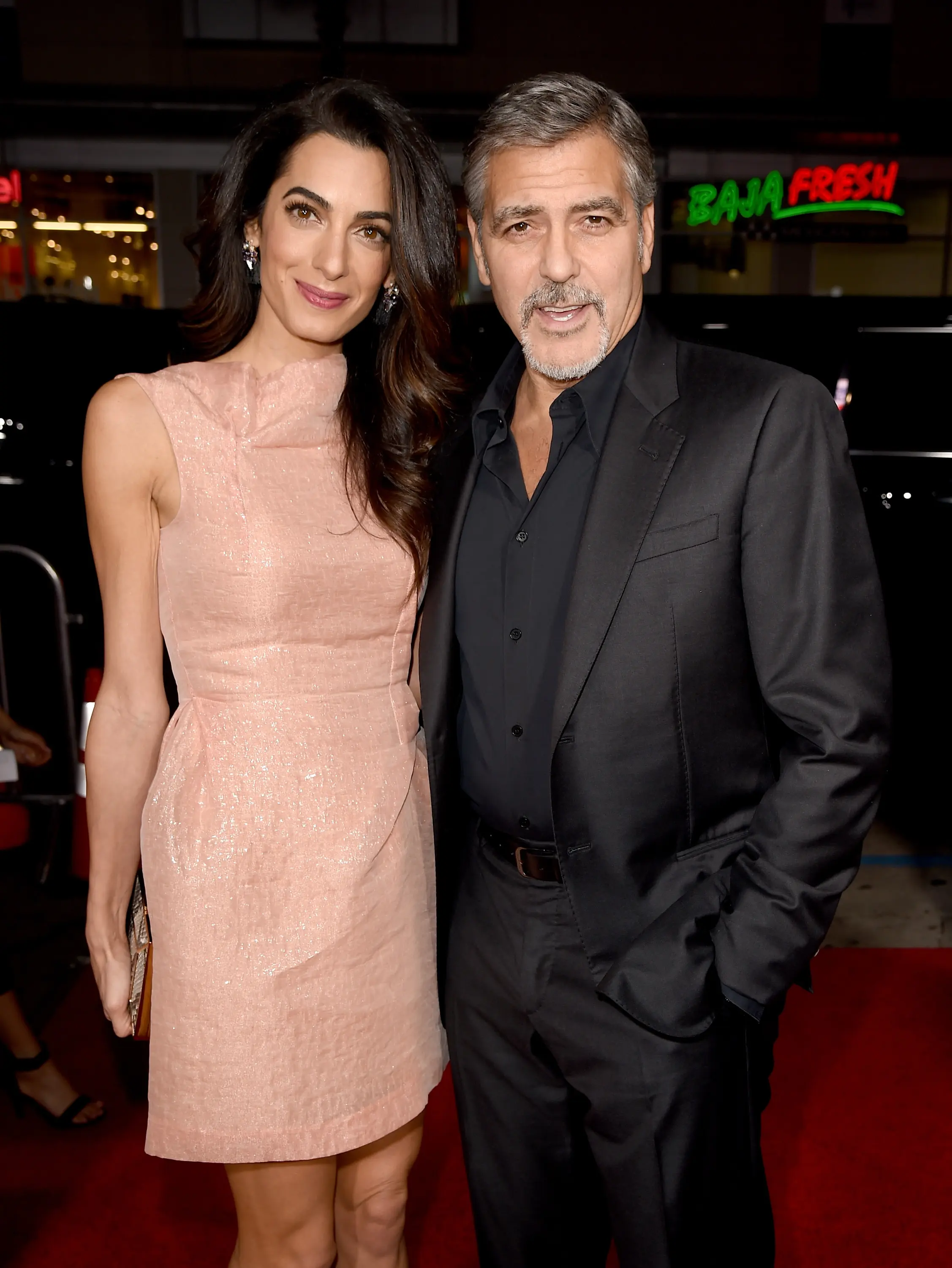 George Clooney dan Amal Alamuddin. (AFP/KEVIN WINTER / GETTY IMAGES NORTH AMERICA)