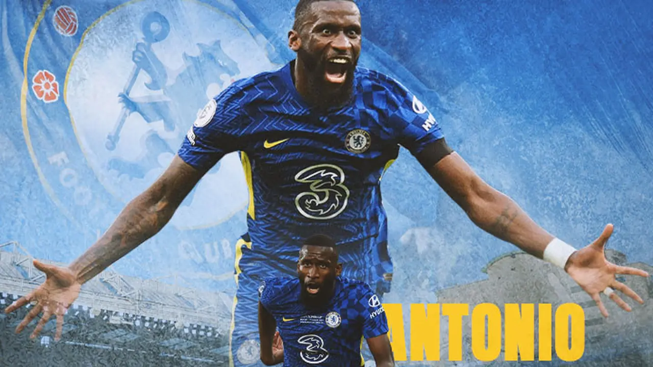 Chelsea - Ilustrasi Antonio Rudiger
