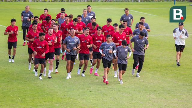 Foto: Timnas Indonesia Gelar Latihan Perdana Jelang Lawan Brunei untuk Kualifikasi Piala Dunia 2026 Zona Asia