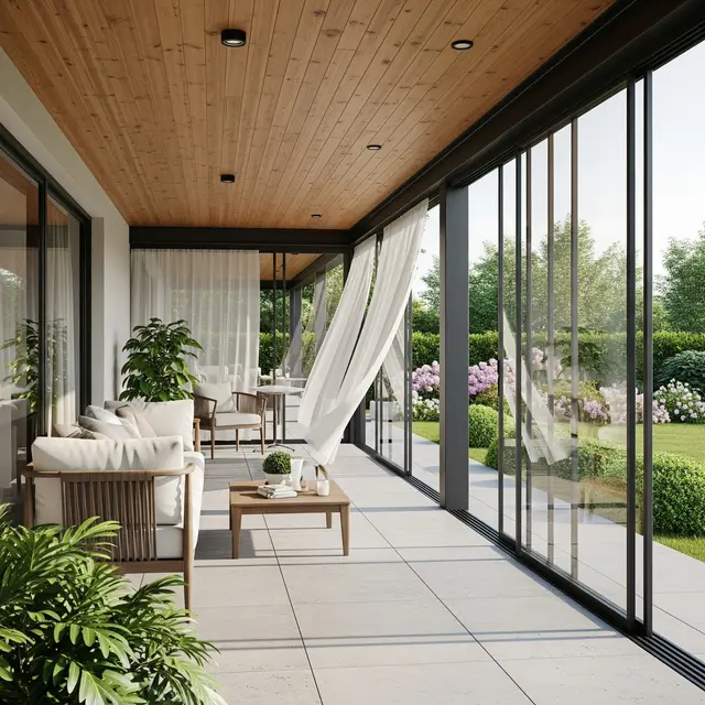 Model Teras Rumah Tertutup tapi Tidak Pengap (AI)