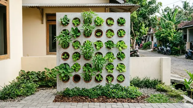 Inspirasi Desain Edible Garden Tropis Modern di Pekarangan Kampung