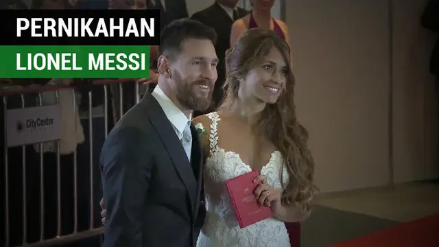 Berita video larangan yang ada di pernikahan Lionel Messi. Bintang Barcelona itu akhirnya menikahi sang kekasih, Antonella Roccuzzo.