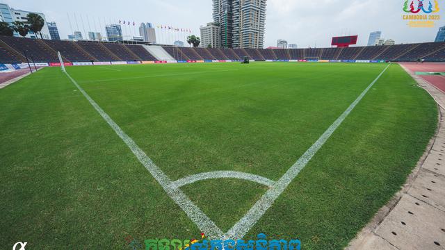 Olympic Stadium, Phnom Penh, Kamboja, yang menjadi venue Grup A SEA Games 2023 sekaligus kandang Timnas Indonesia U-22.