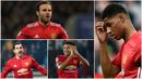 Berikut ini lima pemain yang bisa terancam posisinya jika Alexis Sanches jadi datang ke Old Trafford. Diantaranya, Henrikh Mkhitaryan, Juan Mata dan Marcus Rashford (Foto- foto Kolase AP dan AFP)