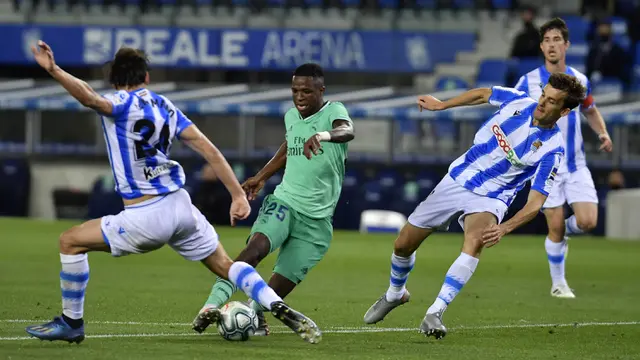 FOTO: Tekuk Real Sociedad, Real Madrid Puncaki Klasemen La Liga