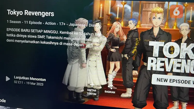 Tokyo Revengers Season 2 Episode 11 sudah tayang di Disney Plus Hotstar.