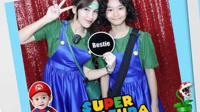Ayu Ting Ting Kompak dengan Bilqis Saat Rayakan Ulang Tahun Keponakan Ke-2. [@ayutingting92]
