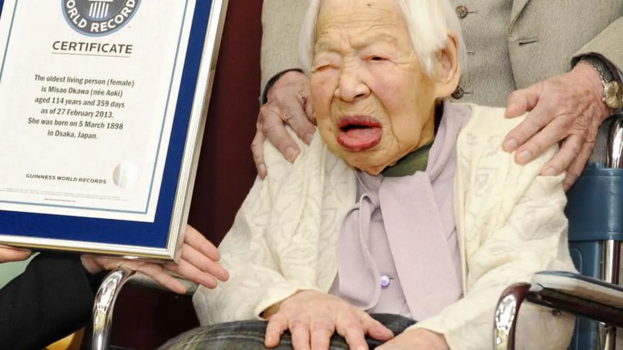 Perempuan tertua di dunia, Misao Okawa (Reuters)
