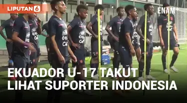 Lawan Indonesia U-17, Pemain Ekuador U-17 Gugup