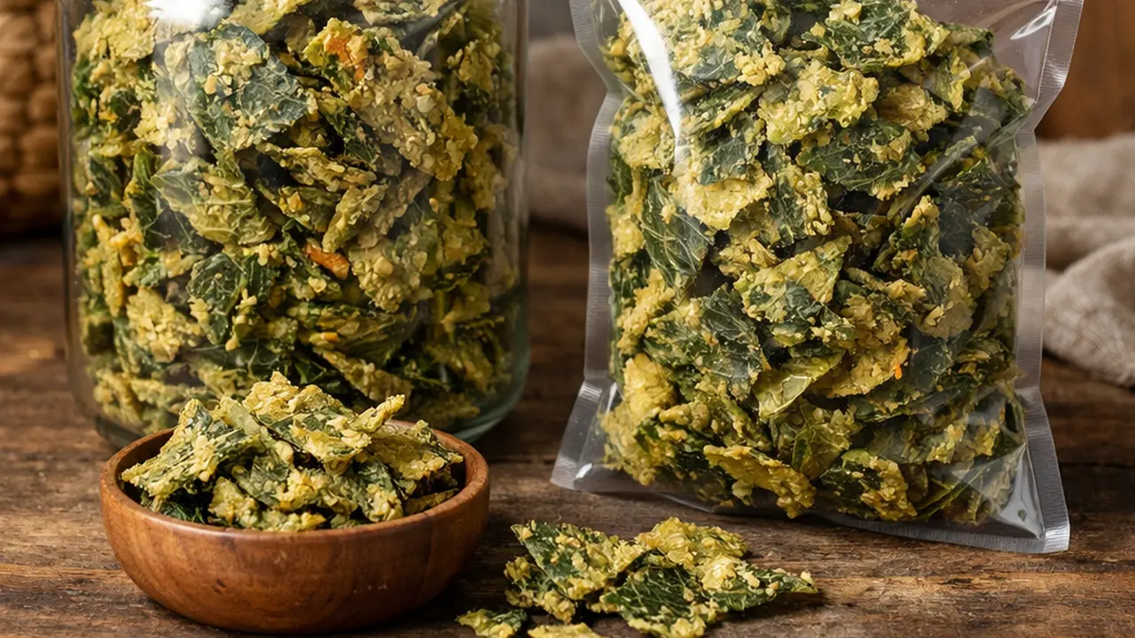 Cara Membuat Keripik Daun Singkong Renyah dan Tahan Lama (Foto: ChatGPT)
