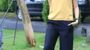 Dalam FTV tersebut, perempuan 31 tahun itu dipasangkan menjadi sepasang kekasih. Beberapa adegan mesra hingga membuatnya gugup. Apalagi ini baru pertama kalinya. (Adrian Putra/Bintang.com)