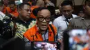 Sebagai tambahan, JPU KPK juga menghadirkan dua tersangka baru dalam kasus yang sama untuk memberikan kesaksian. Tampak dalam foto, bekas Wakil Menteri Ketenagakerjaan, Immanuel Ebenezer sesaat sebelum mengikuti sidang lanjutan dugaan kasus pemerasan dalam pengurusan sertifikat K3 dimulai di Pengadilan Tindak Pidana Korupsi (Tipikor) Jakarta, Senin (2/2/2026). (Kapanlagi.com/Budy Santoso)