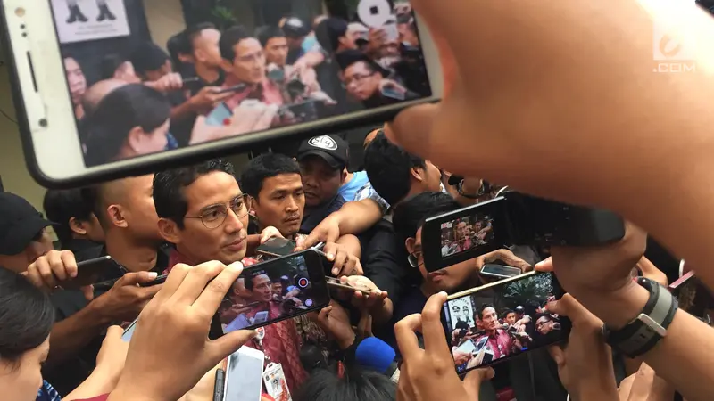 Sandiaga Uno Penuhi Panggilan Penyidik Polda Metro