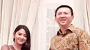 "Matur suwun nggih pak... Untuk malam ini, seneng ati kulo pak 😜🙏💗 #dewiperssik #ahok" tulis dewiperssik16. Senyum Dewi Perssik bisa ketemu dan bersalaman dengan Ahok. (Instagram/dewiperssik16)
