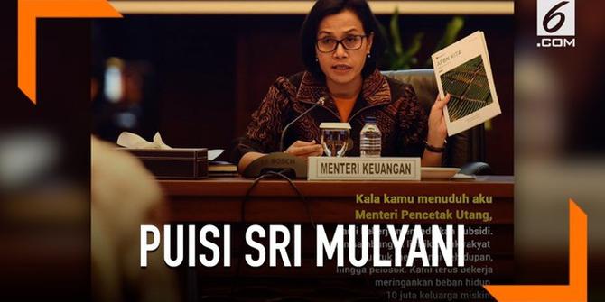 VIDEO: Sri Mulyani Balas Prabowo Lewat Puisi